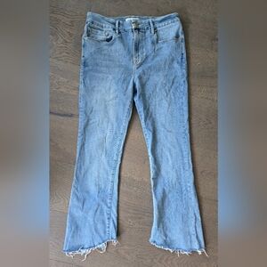 FRAME Le Crop Mini Boot Hem Jeans Size 28